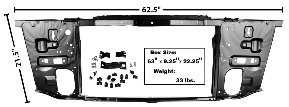 1973-75 Firebird / Trans Am Radiator Support