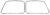 1947-54 Chevrolet Truck Window Frames Exterior - Stainless