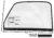 1950-50 Chevrolet Truck Door Window Glass RH Painted