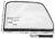 1950-50 Chevrolet Truck Door Window Glass LH Painted