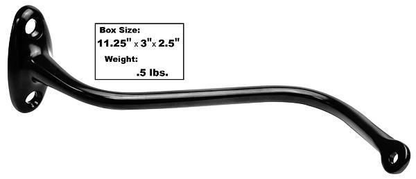 1947-55 Chevrolet Truck Mirror Arm Exterior RH Black