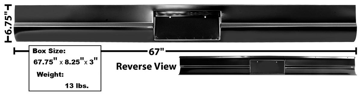 1967-72 Chevrolet Truck Roll Pan/rear Fleetside