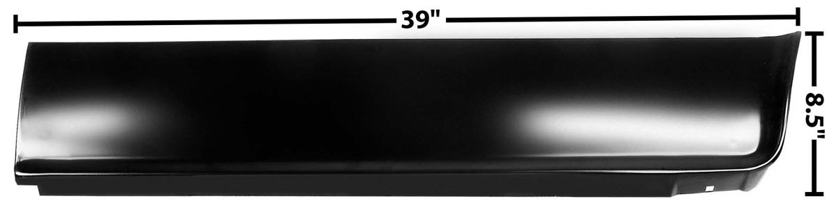 1960-66 Chevrolet Truck Bed Front Lower Section LH