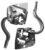 1968-72 Chevelle / Monte Carlo Trunk Lid Hinge Pair Coupe