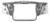 1966-67 Pontiac GTO Radiator Support without A/C