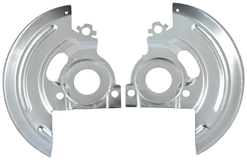 1964-74 GM Disc Brake Backing Plate Set for 2" Drop Spindles Various GM Models