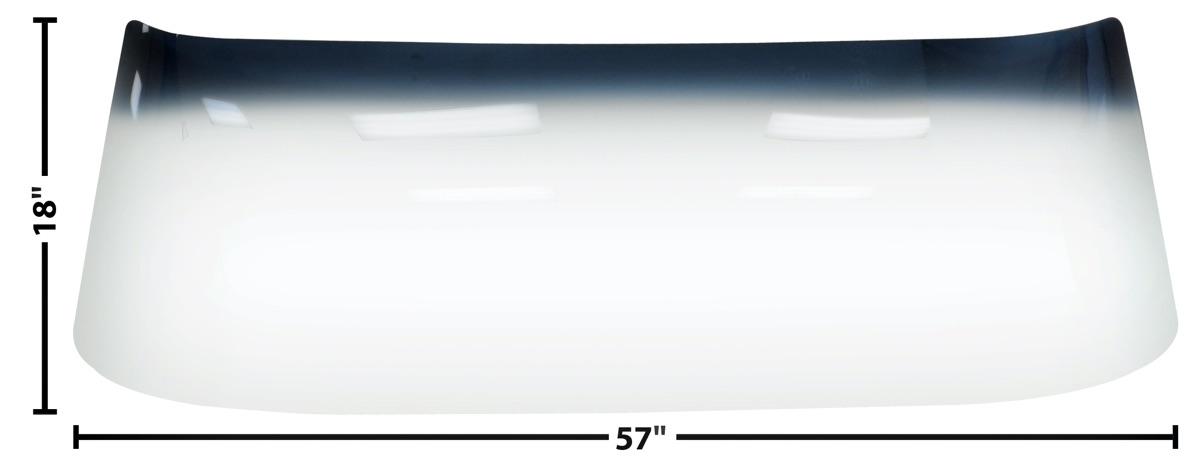 1962-67 Chevrolet Nova Windshield Clear Hardtop