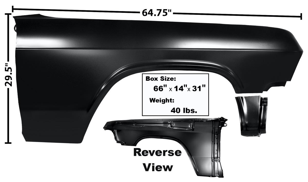 1965 Chevrolet Impala Fender RH