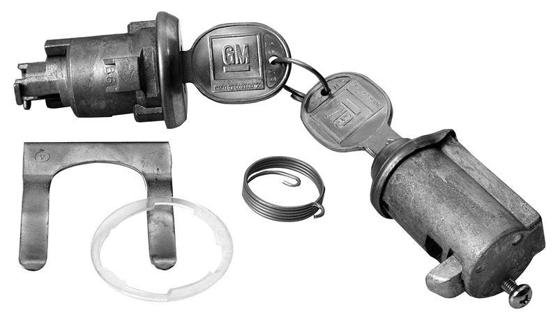 1955-57 Chevrolet / Impala Lock Kit Trunk & Glovebox Later