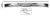 1957-60 Ford Truck Bumper Front Chrome