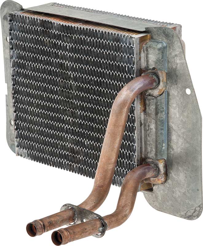 1970-74 Challanger, Barrracuda, Cuda, 1971-74 Charger, Coronet, Satellite, Road Runner Heater Core Assembly with AC Copper/Brass Measures: 8" x 6 3/4" x 2"