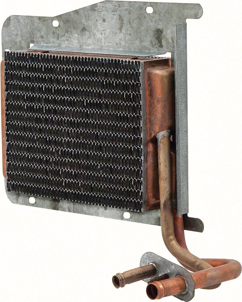 1973-76 Dart, Duster, Scamp, Valiant Heater Core Assembly with AC Copper/Brass Measures: 8" x 6" x 2" For Models Built After 5/15/73