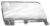 1967-68 Cougar / Mustang Door Glass Kits RH Coupe