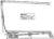 1967-68 Cougar / Mustang Door Window Frame Kit RH Coupe