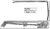 1967-68 Ford Mustang Door Window Frame Kit LH Convertible