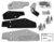 1969-70 Ford Mustang Door Glass Channel/retainer Assembly LH