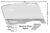 1965-66 Ford Mustang Door Glass Kit LH Fastback