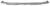 1967-68 Ford Mustang Bumper Front Chrome