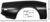 1971-73 Ford Mustang Quarter Panel RH Convertible