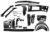 1967-68 Ford Mustang Quarter/door Frame Assembly LH Fastback