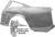 1965-66 Ford Mustang Quarter Panel Full LH Fastback