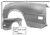 1970 Ford Mustang Quarter Panel Complete LH Convertible