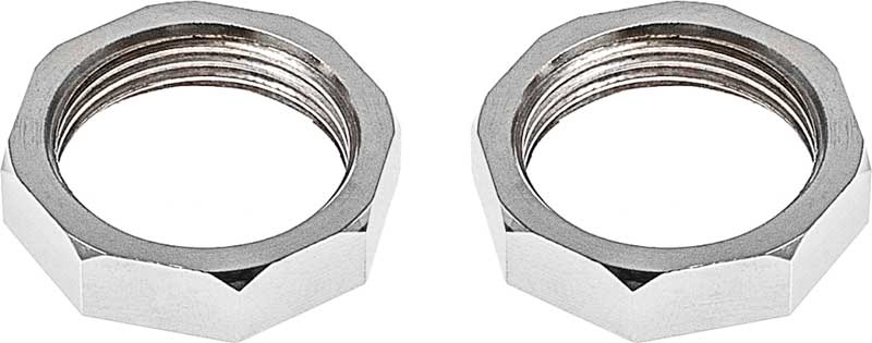 1947-59 Chevy, GMC Truck Windshield Wiper Bezel Retaining Nuts Pair
