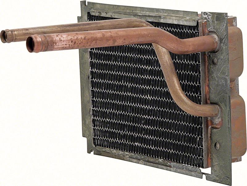 1970-76 Dart, Duster, Scamp, Valiant, Demon, A-Body Heater Core without AC Copper/Brass Measures 8" X 6" X 2" For Models Built After 5/15/73
