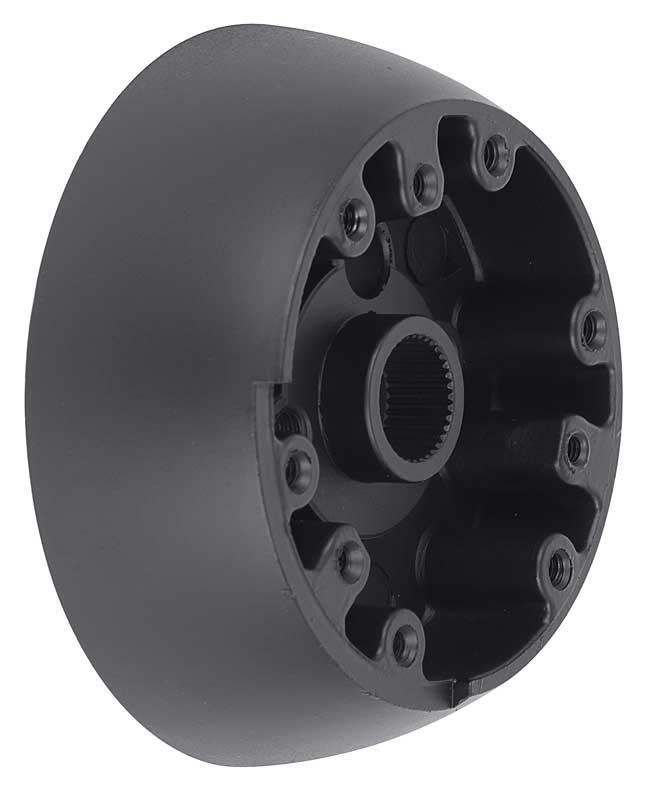 1969-70 Chevrolet Car 1969-75 Corvette, 1973-91 C/K, R/V Truck, SUV 1973-76 Buick Steering Wheel Hub Adapter For OE-Style Comfort Grip or Wood Grain 6-Bolt Wheels Black