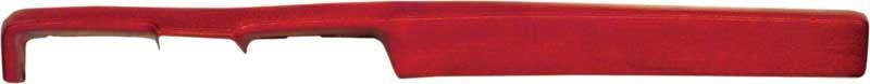 1969 Camaro Dash Pad Urethane Reproduction Without AC Red