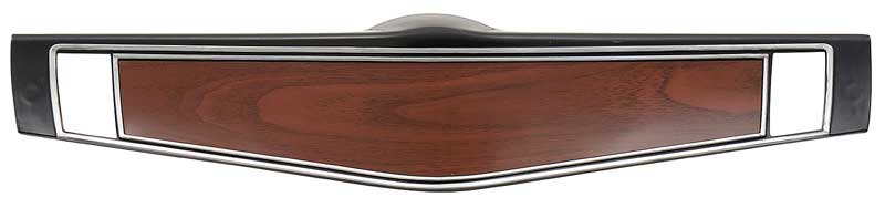 1969-70 Chevrolet Steering Wheel Shroud Cherrywood With Silver Trim