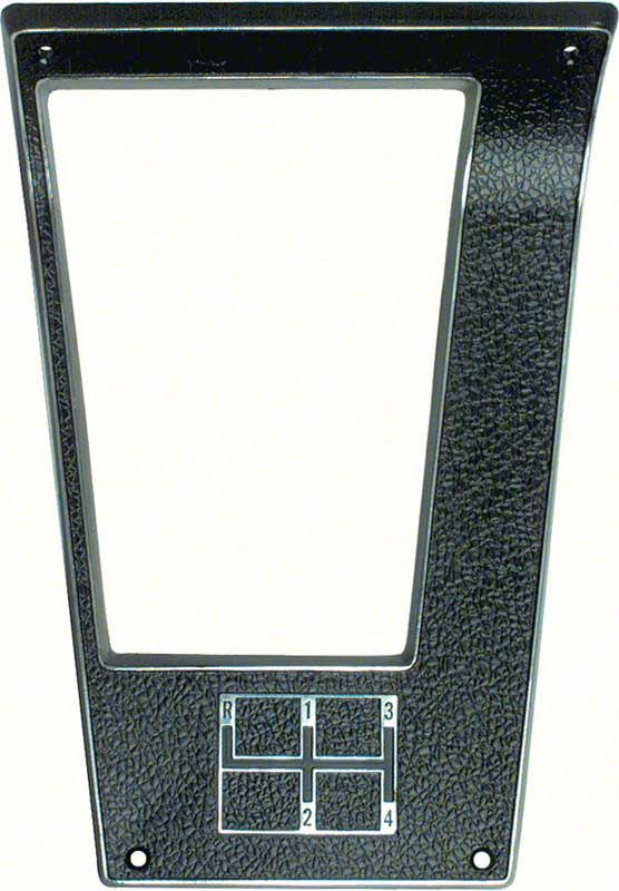 1970-71 Camaro Console Shift Plate  with 4/Speed  Manual Trans