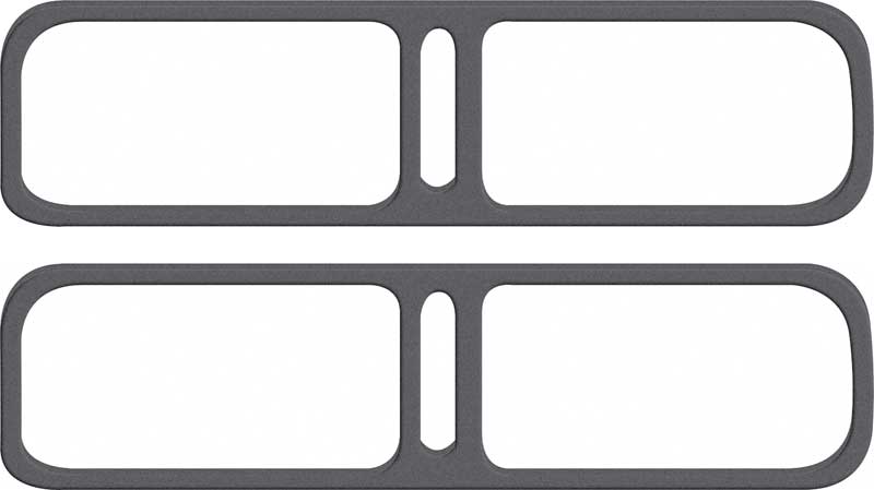 1973-74 Nova Tail Lamp Lens To Body Gaskets-Pair
