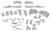 1969-70 Ford Mustang Fastback Body Bracket Kit