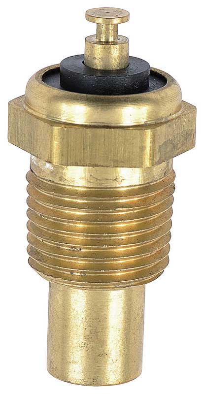 1957-78 GM Temperature Sending Unit Single Pin For Factory GM Gauges Button-Style Terminal