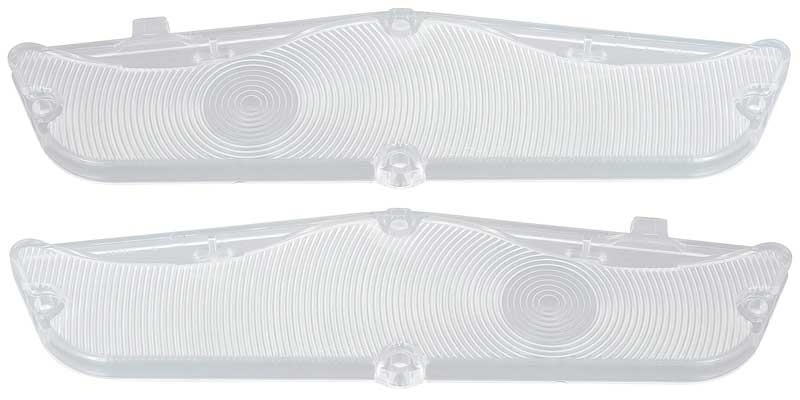 1962 Impala / Full Size Park Light Lens  Clear  Pair