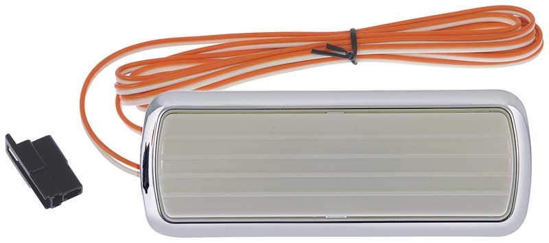 1960-1972 Chevy, GMC Pickup, Blazer, Jimmy, Suburban, Van Dome Lamp Assembly, with Chrome Base, Wiring