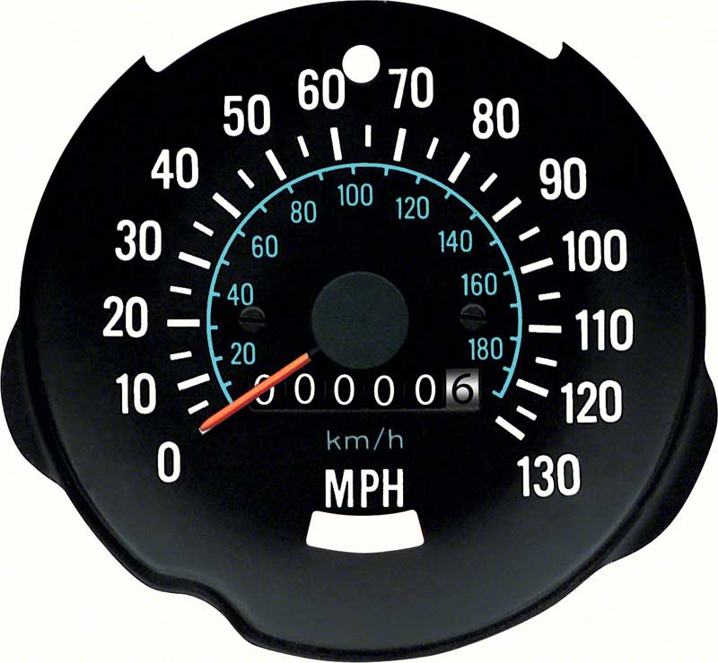 1970-78 Camaro Speedometer 130 MPH