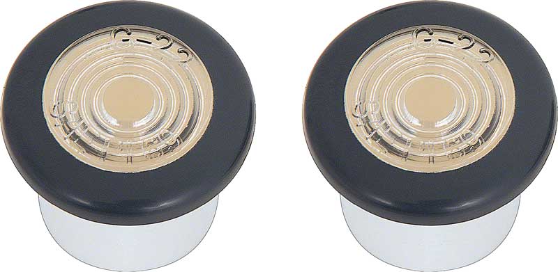 1969 Pontiac Front Side Marker Lamp Assembly Pair