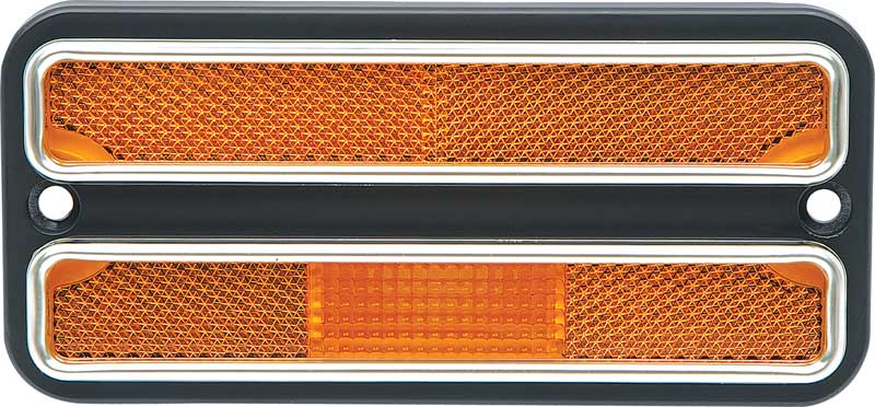 1968-72 Chevyrolet/GMC Truck, Blazer, Jimmy, Suburban Front Side Marker Lamp Amber Deluxe