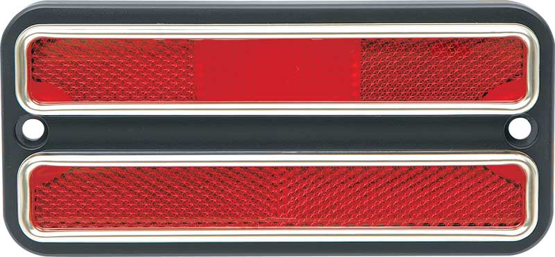 1968-1972 Chevrolet/GMC Truck, Blazer, Jimmy, Suburban Rear Side Marker Lamp and Gasket Red Deluxe