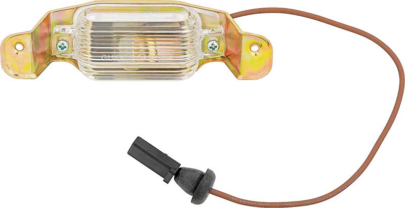 1966-72 Chevrolet Rear License Lamp Assembly Various Models OER