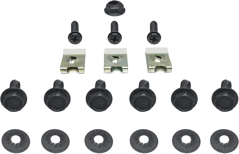 1969 Camaro, Firebird Heater Control Mounting Hardware Set
