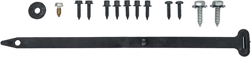 Air Conditioning Duct Mounting Hardware Set  1967-68 Camaro, Firebird