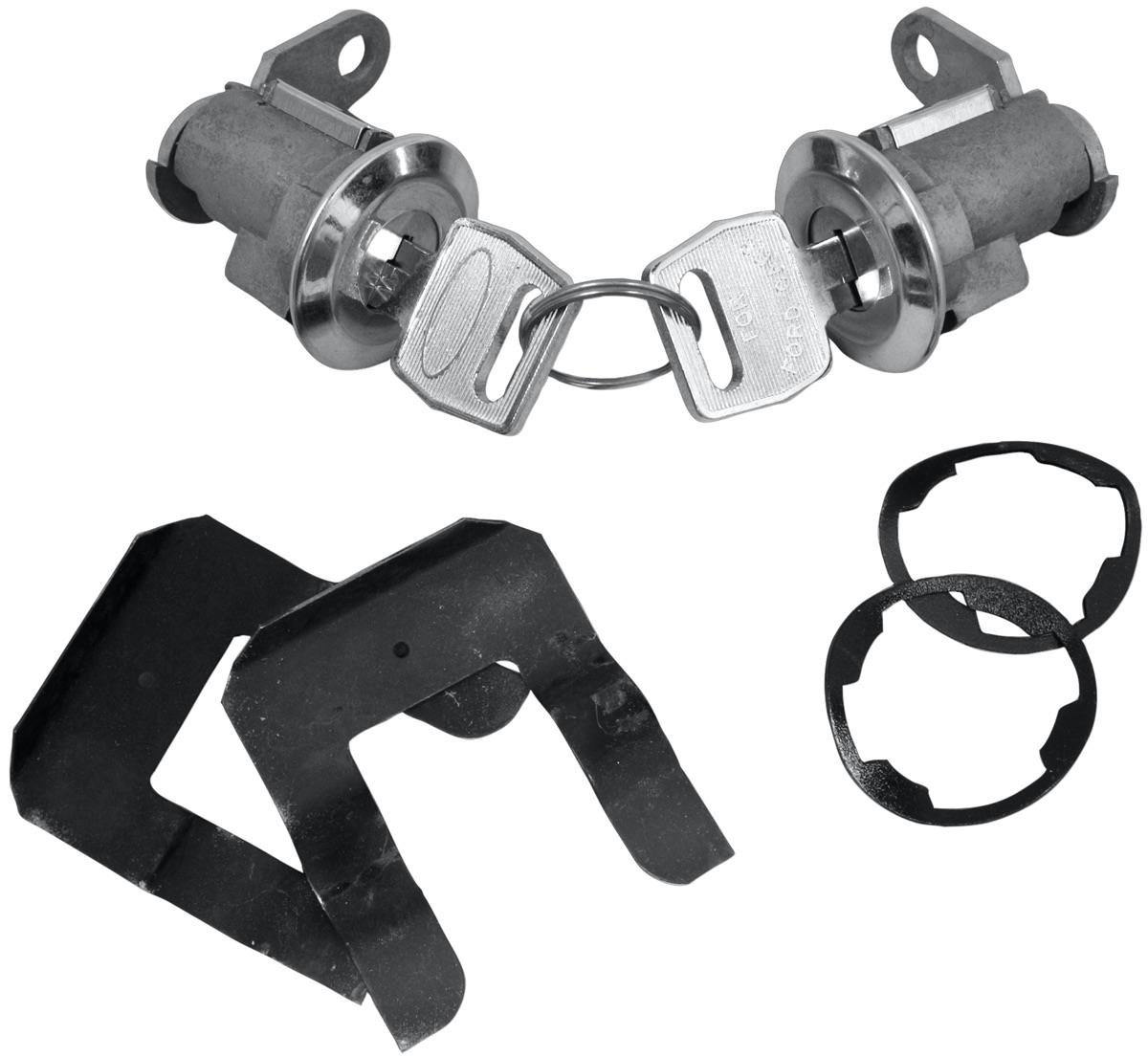 1967-79 Bronco / Fairlane / Falcon / Ford Truck / Galaxie / Mustang Lock Door Pair