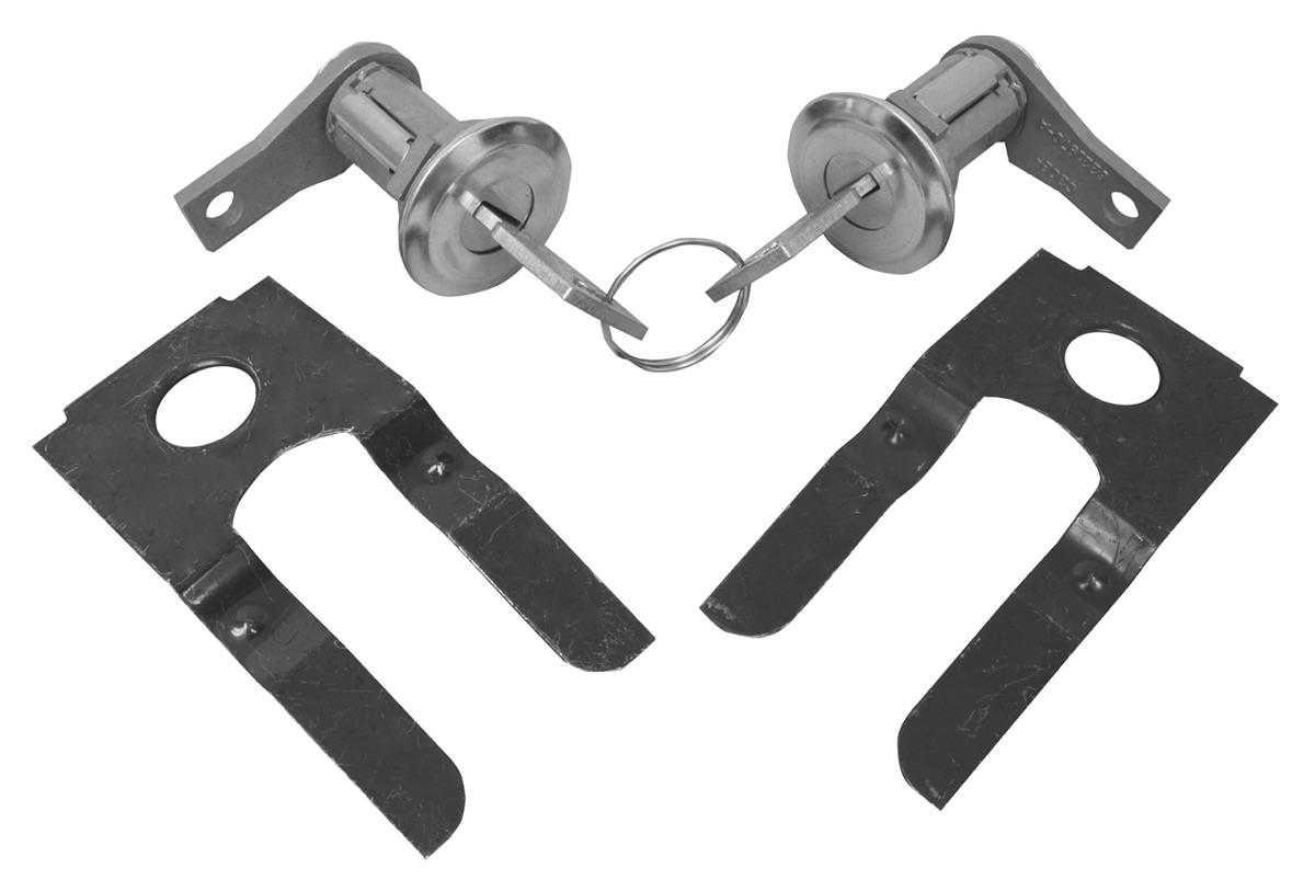 1965-66 Bronco / Fairlane / Falcon / Galaxie / Mustang Lock Door Pair