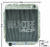 1963-65 Comet / Falcon / Mustang Radiator Aluminum 3-row (fox 302)