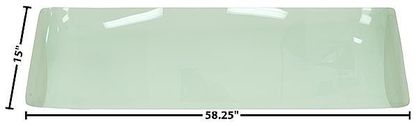 1955-59 Chevrolet Truck Rear Window Large Tinted Gren