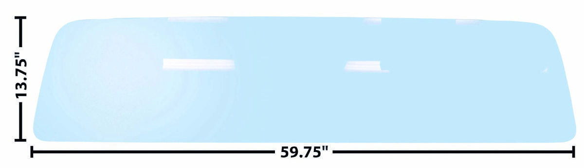 1960-66 Chevrolet Truck Rear Window Large Tinted Gren