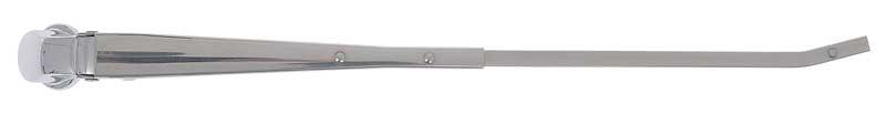 1964-72 GM Wiper Arm Set Polished Stainless Steel 14" for 5/8" Shaft 1/4" Bayonet End Pair